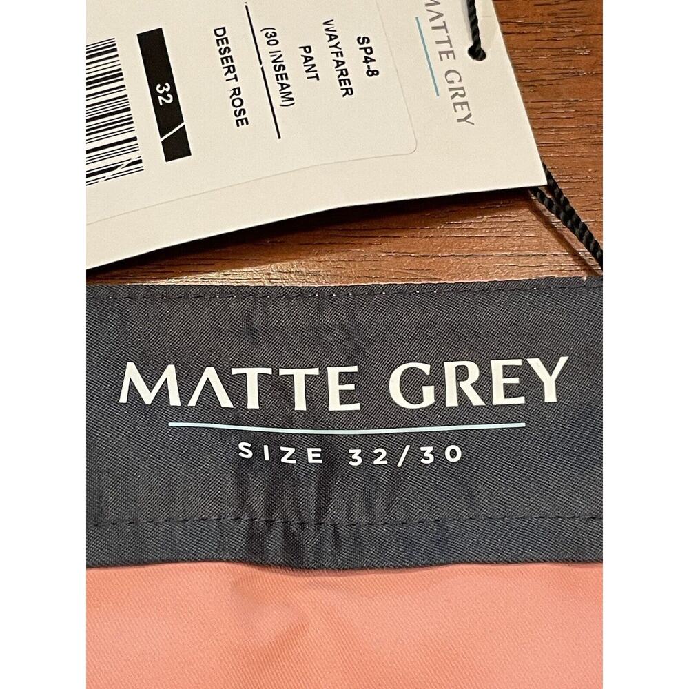 32 X 30 NWT Matte Grey Haus of Grey Desert Rose Wayfarer Golf Pants - - Picture 3 of 10